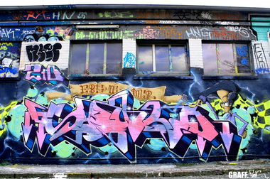 Graffiti Wall - Photo by GraffFunk - spuk, hannover, grafffunk