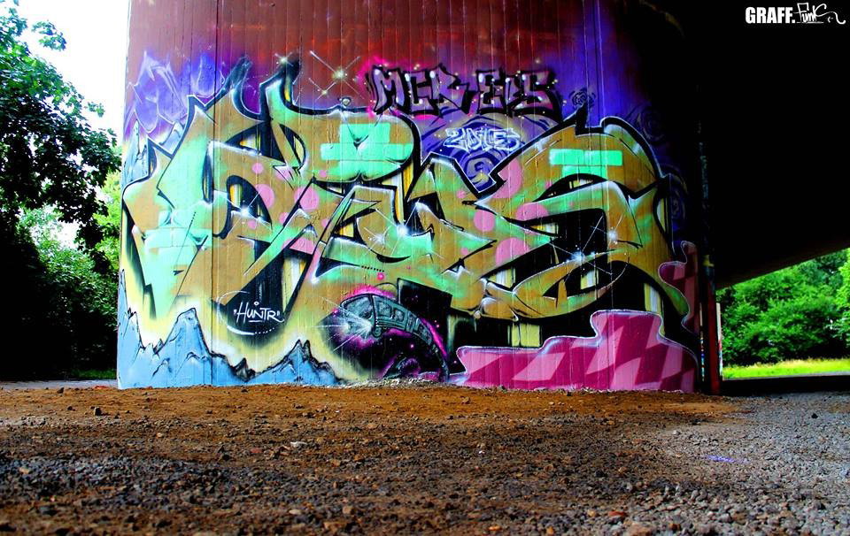 Graffiti Wall - Photo by GraffFunk - hannover, spuk, mcr