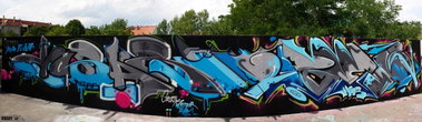 Graffiti Wall - Photo by GraffFunk - leipzig, mobar, pamespame