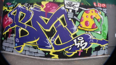 Graffiti Wall - Photo by GraffFunk - bm, bm45, 45