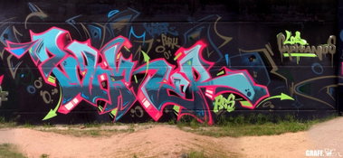 Graffiti Wall - Photo by GraffFunk - leipzig, grafffunk, loscapitanos