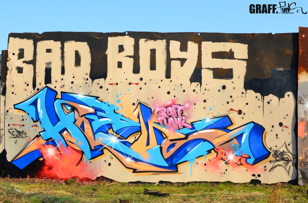 Graffiti Wall - Photo by GraffFunk - berlin, grafffunk, hocus77