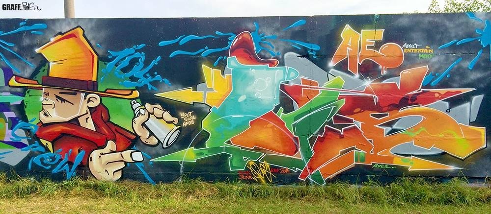Graffiti Wall - Photo by GraffFunk - opus, more, esf