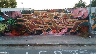 Graffiti Wall - Photo by GraffFunk - osk, dhos, berlin