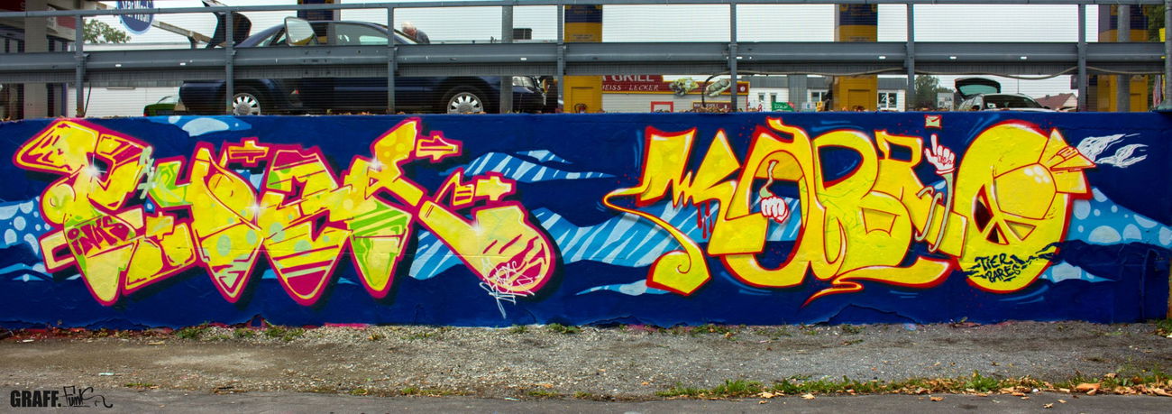 Graffiti Wall - Photo by GraffFunk - nitro, inksulin, pysk