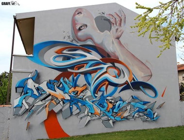 Graffiti Wall - Photo by GraffFunk - SCAN, YAMA, ORES