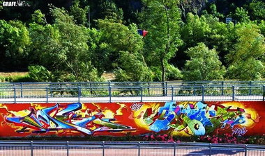 Graffiti Wall - Photo by GraffFunk - seim, brus