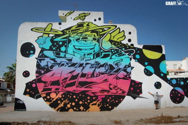 Graffiti Wall - Photo by GraffFunk - dante, spain