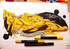 Graffiti Sketch - Photo by GraffFunk - leipzig