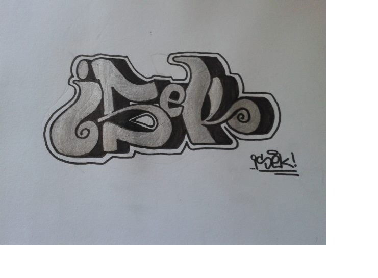 Graffiti Sketch - Photo by GraffSoest - isek