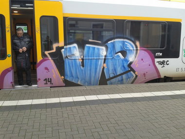 Graffiti Train - Photo by GraffSoest