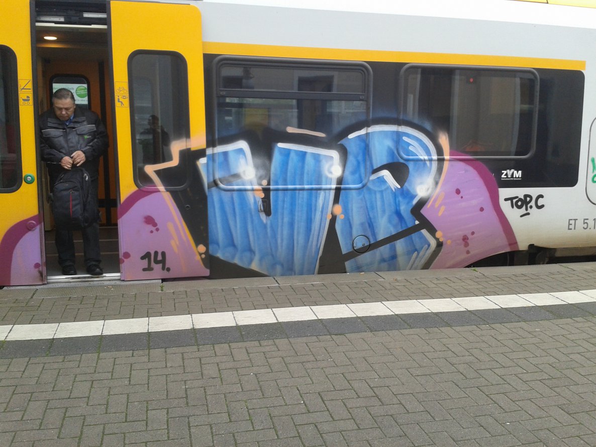 Graffiti Train - Photo by GraffSoest