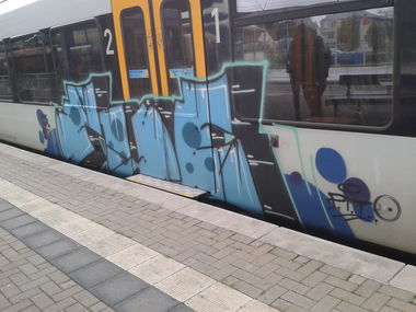 Graffiti Train - Photo by GraffSoest