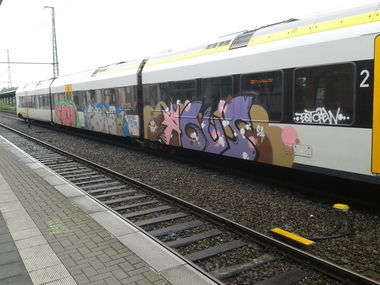 Graffiti Train - Photo by GraffSoest