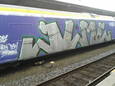 Graffiti Train - Photo by GraffSoest - ILMC (2014)