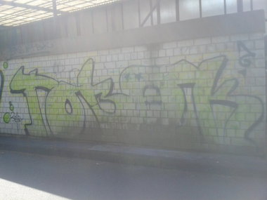 Graffiti Wall - Photo by GraffSoest - Tobak (2010)