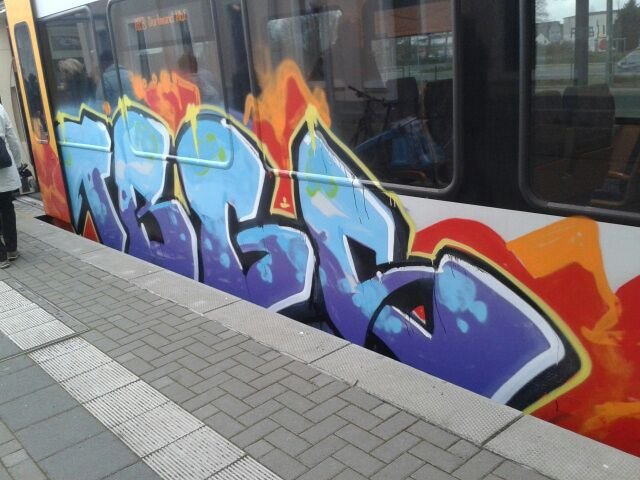 Graffiti Train - Photo by GraffSoest - TBGS (2014)