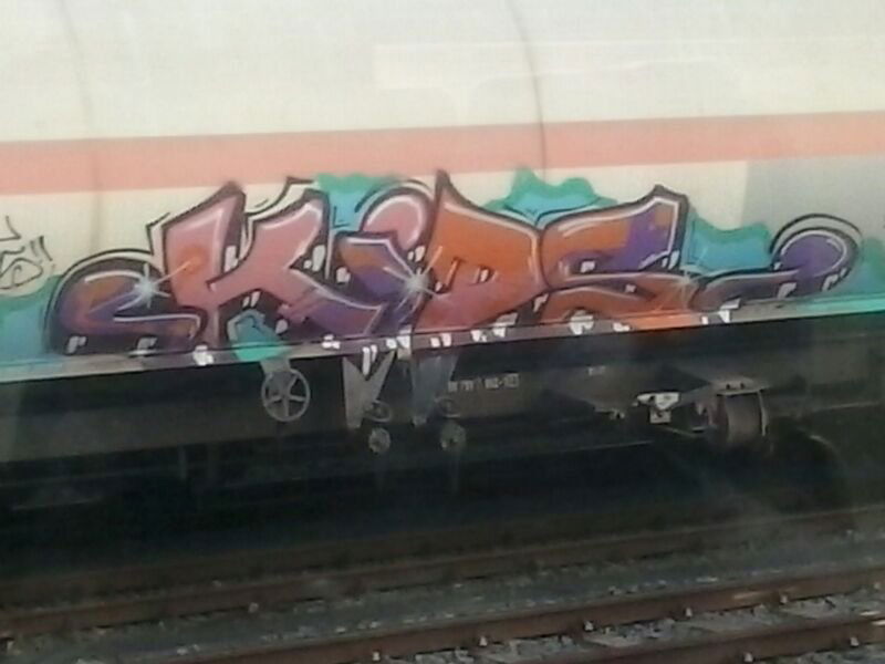 Graffiti Train - Photo by GraffSoest - KIDS (Kp)