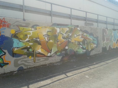 Graffiti Wall - Photo by GraffSoest - Tier (2014)