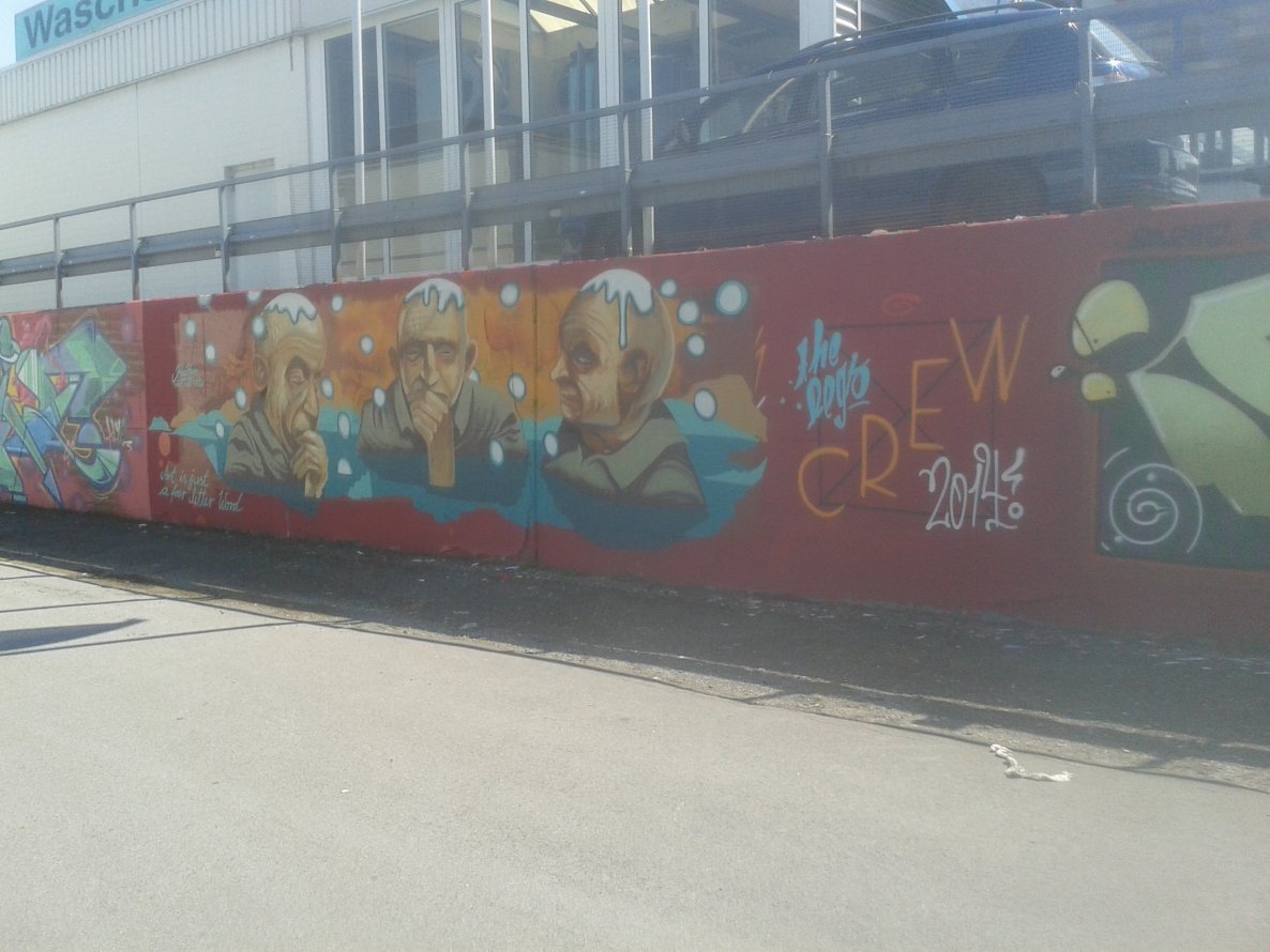 Graffiti Wall - Photo by GraffSoest - ArtIsJustAFourLetterWord (2014)