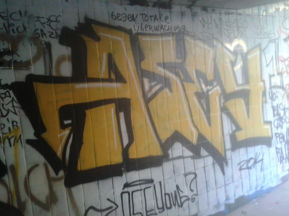 Graffiti Wall - Photo by GraffSoest - Asey (2014)