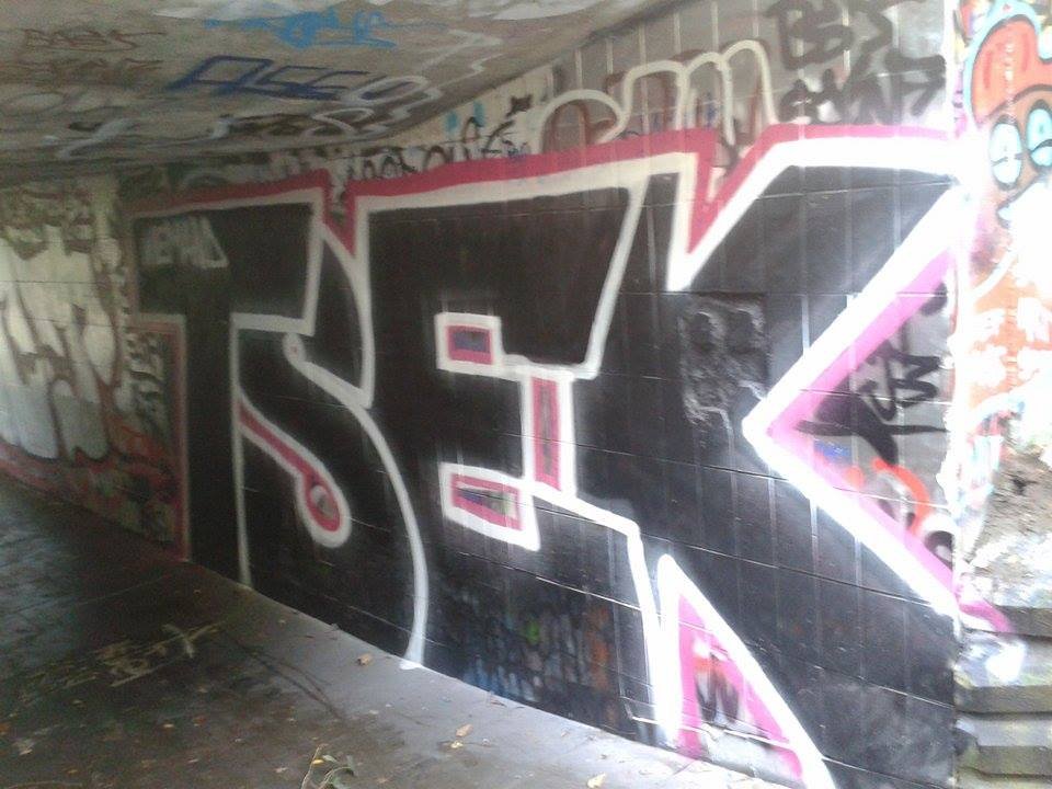 Graffiti Wall - Photo by GraffSoest - TSEK (2014)