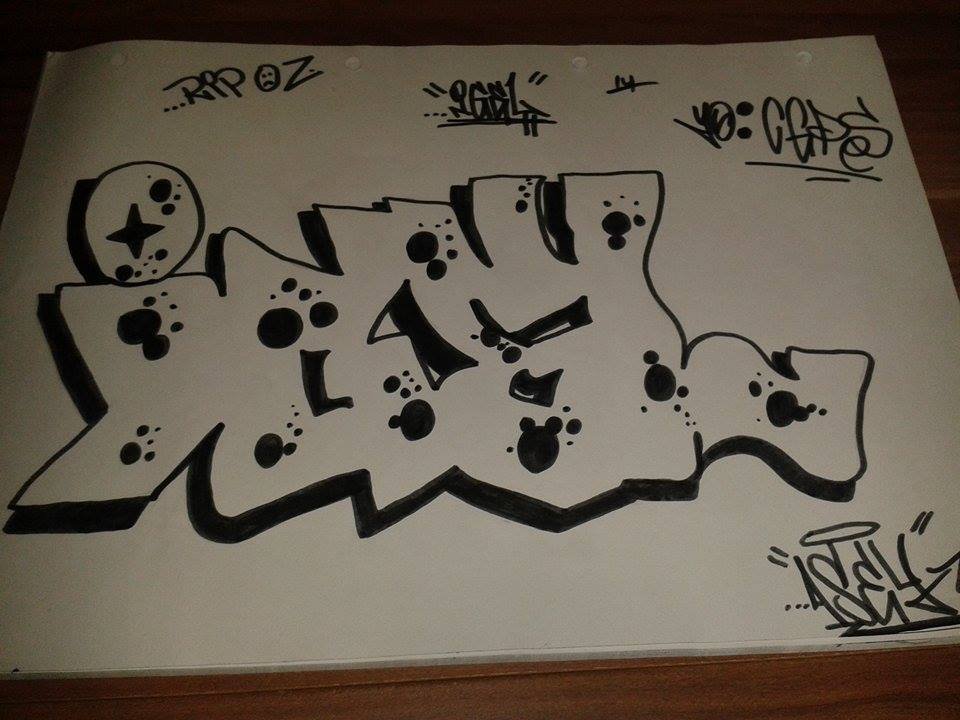 Graffiti Sketch - Photo by GraffSoest - Igel (2014)