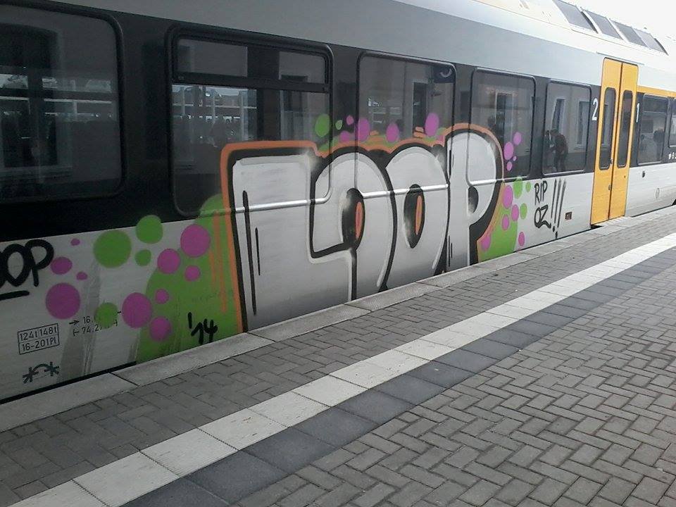 Graffiti Train - Photo by GraffSoest - Loop (2014)