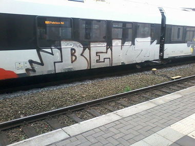 Graffiti Train - Photo by GraffSoest - Bekz (2014)