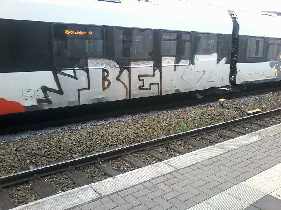 Graffiti Train - Photo by GraffSoest - Bekz (2014)