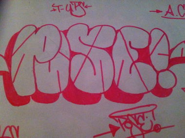 Graffiti Sketch - Photo by GraffSoest - Pose