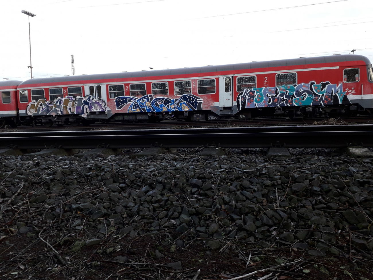 Graffiti Train - Photo by GraffSoest - trasher, trash