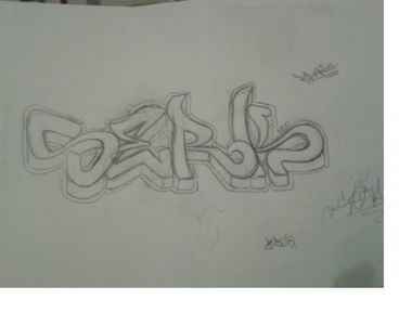 Graffiti Sketch - Photo by GraffSoest - Serk (2015)