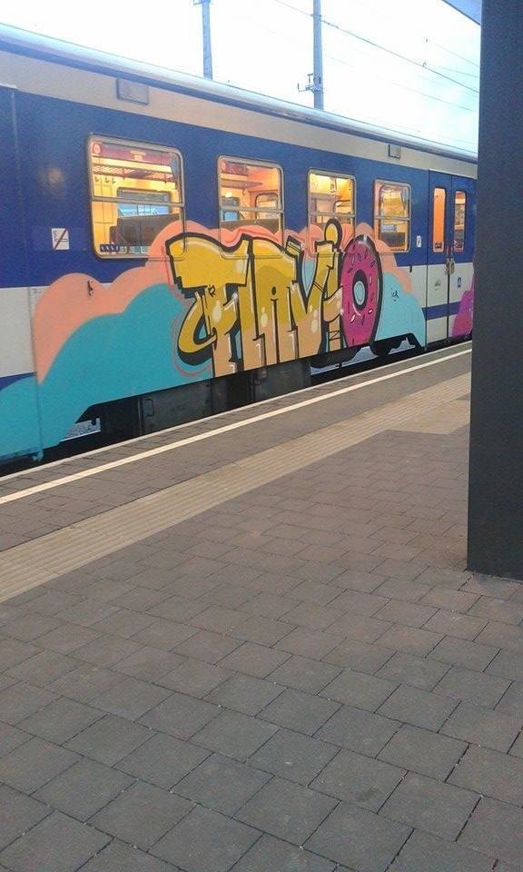 Graffiti Train in Gemeinde Gaishorn am See - Photo by GraffSoest
