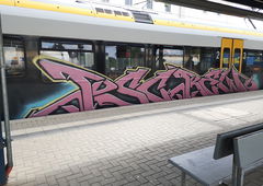 Graffiti Train - Photo by GraffSoest - ps, pscrew, crew (2020)