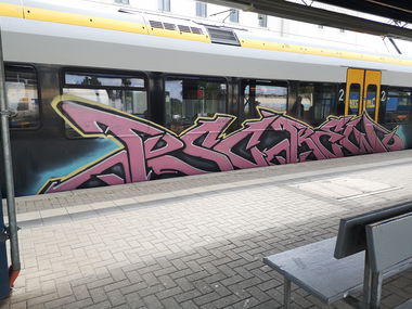 Graffiti Train - Photo by GraffSoest - ps, pscrew, crew (2020)