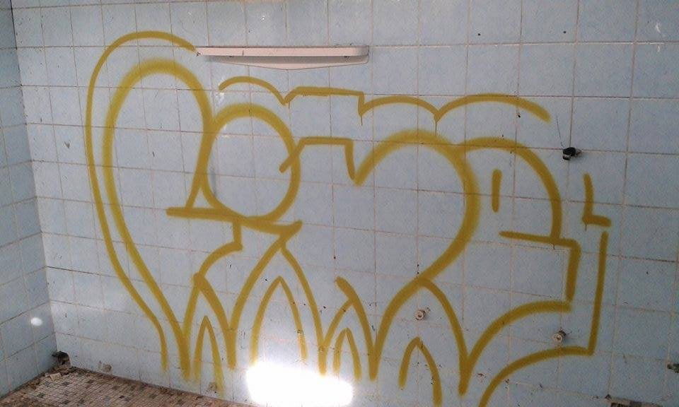 Graffiti Wall - Photo by GraffSoest - line