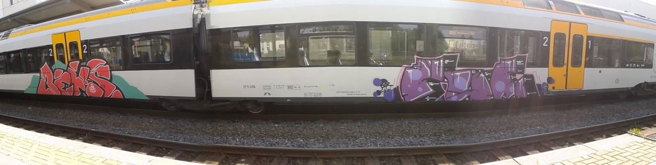 Graffiti Train - Photo by GraffSoest - Beks, Rue