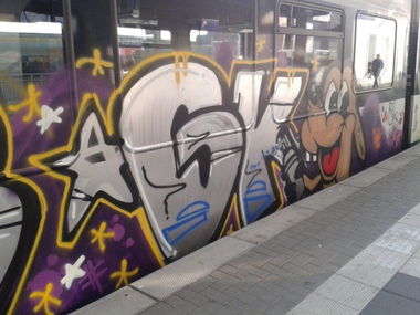 Graffiti Train - Photo by GraffSoest