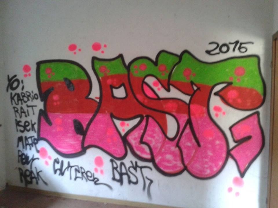 Graffiti Wall - Photo by GraffSoest - Bast (2015)