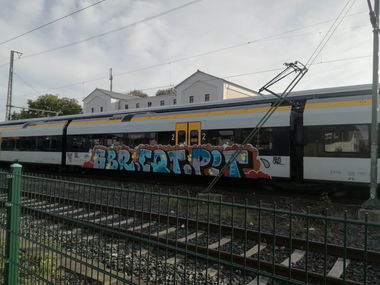 Graffiti Train - Photo by GraffSoest - Gbr, Eqt, Pit