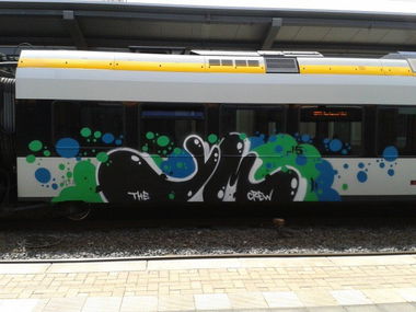 Graffiti Train - Photo by GraffSoest