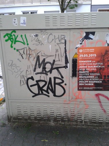 Graffiti Bombing - Photo by GraffSoest - Mok, Grab