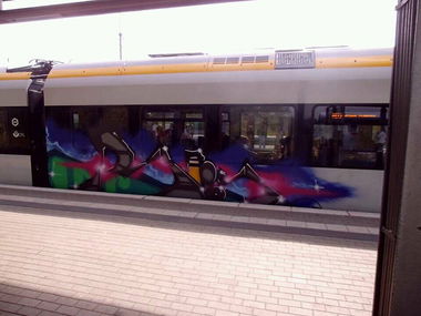 Graffiti Train - Photo by GraffSoest - Rois
