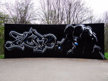 Graffiti Wall - Photo by GraffToon