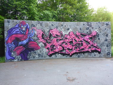 Graffiti Wall - Photo by GraffToon