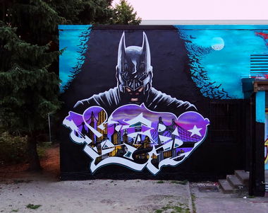 Graffiti Wall - Photo by GraffToon - Grafftoon, gotham, Hero (2015)