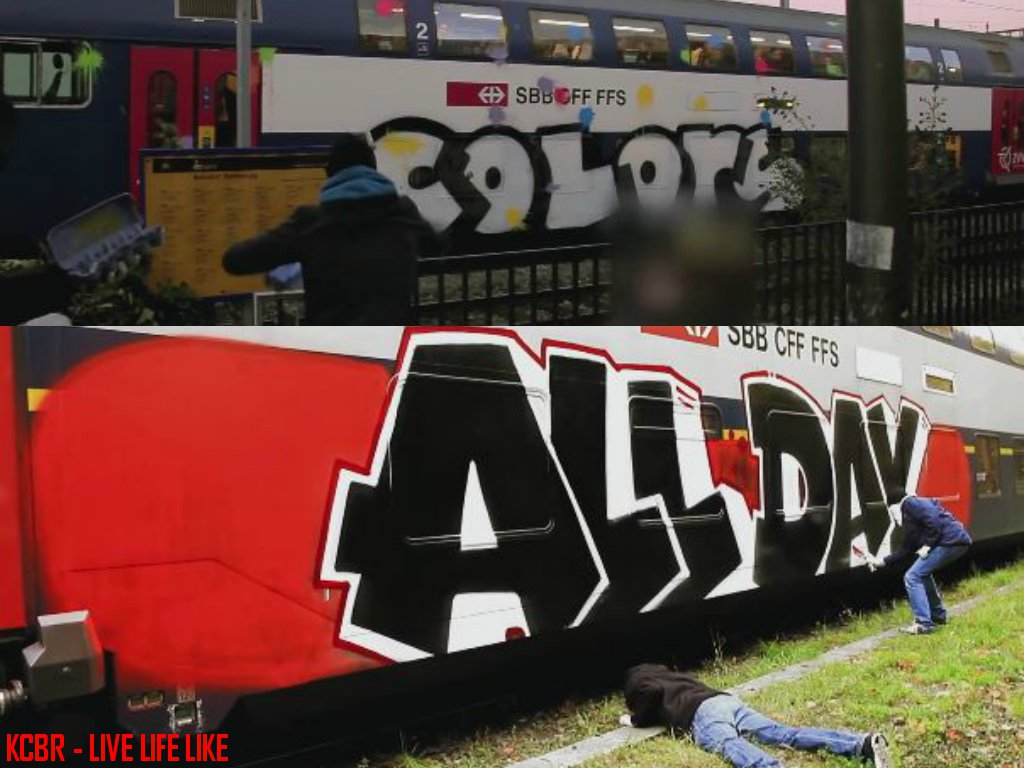 Graffiti Train - Photo by GraffitiArtBerlin