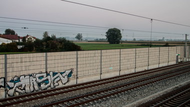 Graffiti Bombing - Photo by GraffitiAugsburg - Mäsh, Mash