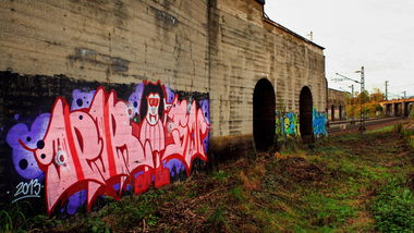 Graffiti Bombing - Photo by GraffitiAugsburg - Prost